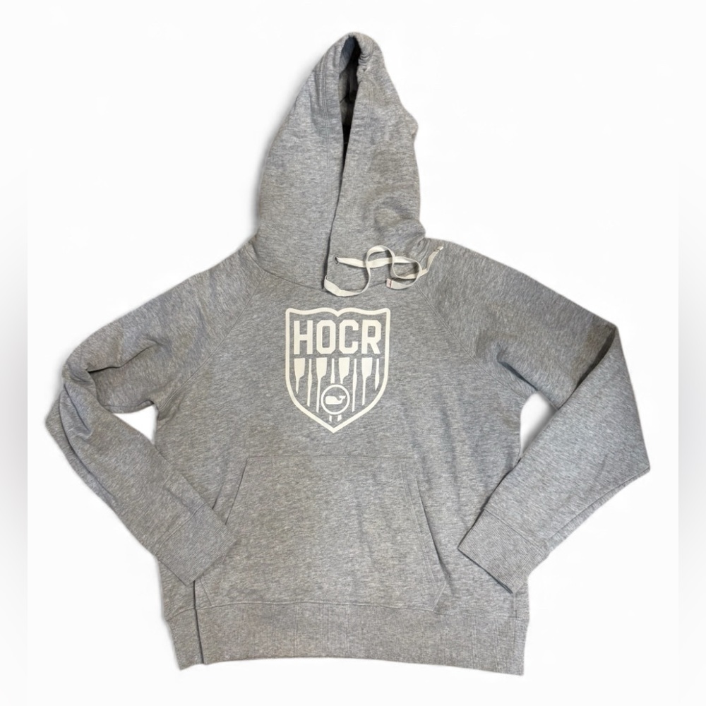 Vineyard Vines Heather Gray Pullover Graphic Hoodie Sweatshirt Graphic SzM Rare